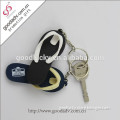 Shoes shaped pvc keychains/3d pvc key chain/rubber key ring